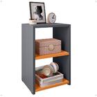 Mesa De Cabeceira Bella Mesinha Estreita Prateleira Lateral C