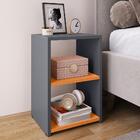 Mesa De Cabeceira Bella Mesinha Estreita Prateleira Lateral C