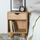 Mesa De Cabeceira Bilbo Com 01 Gaveta Castanho - D'rossi