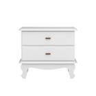 Mesa de Cabeceira Bombe Jb 1111 Branco - Jb Bechara