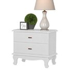 Mesa de Cabeceira Bombe Jb 1111 Branco - Jb Bechara