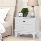 Mesa de Cabeceira Bombe Jb 1111 Branco - Jb Bechara