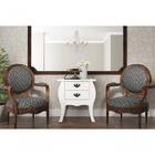 Mesa De Cabeceira Bombe Premier Branco