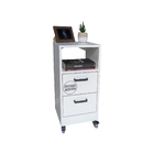 Mesa De Cabeceira Branca 30cm Com 2 Gavetas E 1 Nicho Para Qu