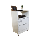 Mesa De Cabeceira Branca 40cm Com 2 Gavetas E 1 Nicho Para Qu