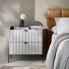 Mesa De Cabeceira Branco Mdf Moriah 60cm Com Gaveta E Corredi