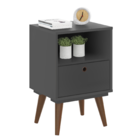 Mesa de Cabeceira Bristol I Chumbo