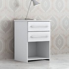 Mesa de Cabeceira Bruna - Branco