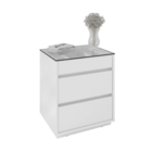 Mesa De Cabeceira Cama Quarto Mini Cômoda Gaveteiro com Tampo