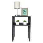 Mesa De Cabeceira Cama Solteiro Quarto Sala 35cm Preto