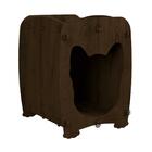 Mesa De Cabeceira Casinha Pet Dog  Malbec
