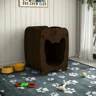 Mesa De Cabeceira Casinha Pet Dog  Malbec