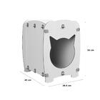 Mesa De Cabeceira Casinha Pet Gato Cat Malbec