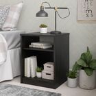 Mesa De Cabeceira Catania Mdf Preto - Móveis Leblanc