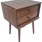 Mesa De Cabeceira Century - 2 Gavetas - Madeira Maciça - Cast