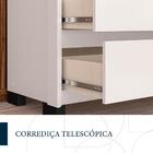 Mesa De Cabeceira Coimbra 2 Gavetas Branco - Politorno