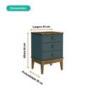 Mesa De Cabeceira - Colonial 3 Gav