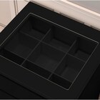 Mesa De Cabeceira Com 01 Colmeia Decor Preto Potente