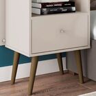 Mesa De Cabeceira Com 01 Gaveta Mb 2014 B02 Off White - Lyam