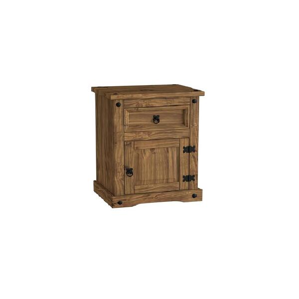 Mesa de Cabeceira Com 01 Gaveta Rustic - Mpo