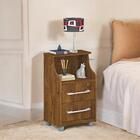 Mesa De Cabeceira Com 02 Gavetas Quebéc Malbec