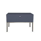 Mesa De Cabeceira Com 1 Gaveta Grande Quarto Azul Tam.70cm