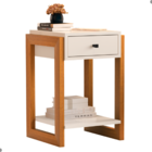 Mesa De Cabeceira Com 1 Gaveta Mexico Perola Brilho