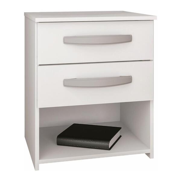 Mesa De Cabeceira Com 2 Gavetas Multimóveis Cr35151