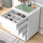 Mesa De Cabeceira Com 4 Gavetas Sendo 1 Com Colmeia Decor Bra