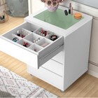 Mesa De Cabeceira Com 4 Gavetas Sendo 1 Com Colmeia Decor Bra