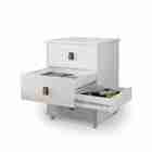 Mesa De Cabeceira Com 70cm E 3 Gavetas Branca Mc Barreto