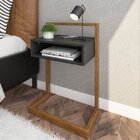 Mesa De Cabeceira Com Carregador Por Indução Tech Artemobili