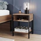 Mesa De Cabeceira Com Estrutura Aço Artetube 35x30c