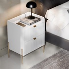 Mesa De Cabeceira Com Gaveta Branca Para Quarto Moriah 45cm B