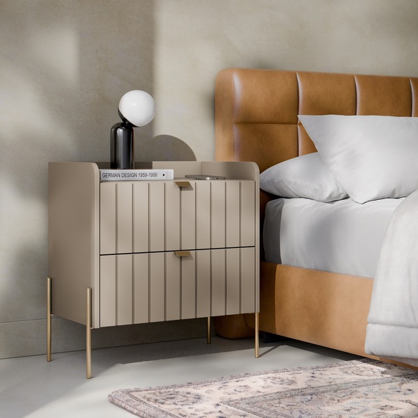 Mesa De Cabeceira Com Gaveta Conect Para Quarto Moriah 60cm C