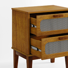 Mesa De Cabeceira Com Gaveta Estilo Retrô Para Quarto Cama Ca