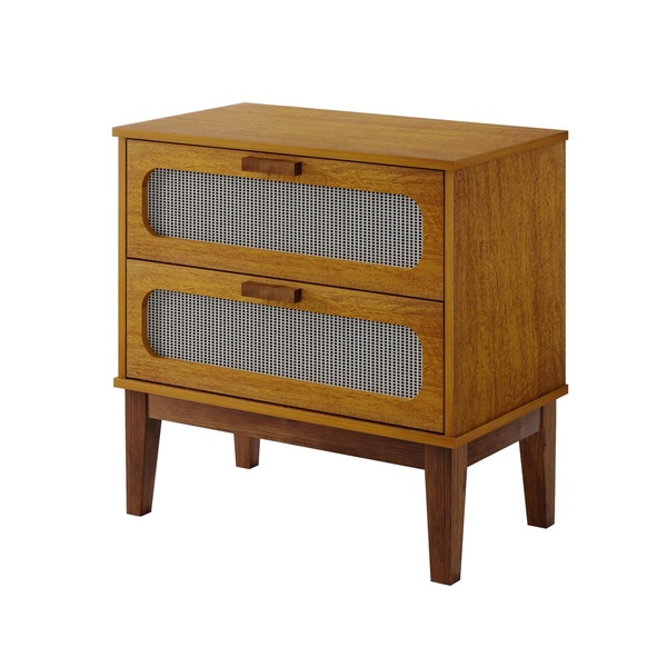 Mesa De Cabeceira Com Gaveta Nature Para Cama Casal/queen Qua