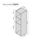 Mesa De Cabeceira Com Nichos Branca Cama Solteiro Quarto Sala