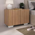 Mesa De Cabeceira Com Pés 2 Portas Multimóveis Mp4134