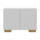 Mesa De Cabeceira Com Pés 2 Portas Multimóveis Mp4134