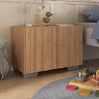 Mesa De Cabeceira Com Pés 2 Portas Multimóveis Mp4134