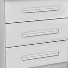 Mesa de Cabeceira Com Puxadores De Madeira E Design Moderno M