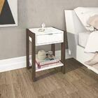 Mesa De Cabeceira Com Tomada 1 Gaveta Az1016 Tecno Mobili