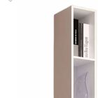 Mesa De Cabeceira Compacto 20x15x60cm Mdf Branco E Pezinhos