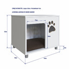 Mesa De Cabeceira Completa Móveis Pet Para Cachorro