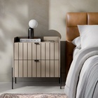 Mesa De Cabeceira Conect Com Gaveta Pes E Puxadores Em Ferro