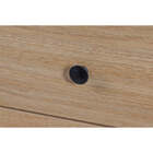 Mesa De Cabeceira De Madeira 2 Gavetas Aruna - Areia - Meu Mó