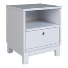 Mesa De Cabeceira De Madeira Maciça Com 1 Gaveta 40cm Multimó