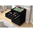 Mesa De Cabeceira Decor Preto – Potente Móveis