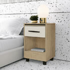 Mesa De Cabeceira Delta Teka/off Mdf 39x61,5cm